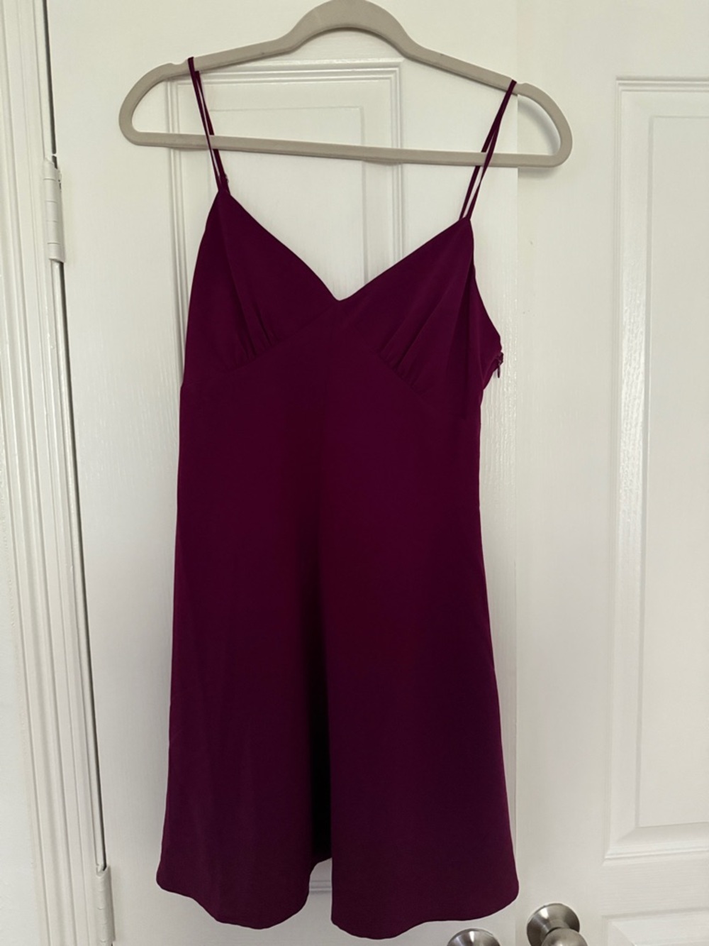 Melrose and Market Plum Spaghetti Strap Mini Dress